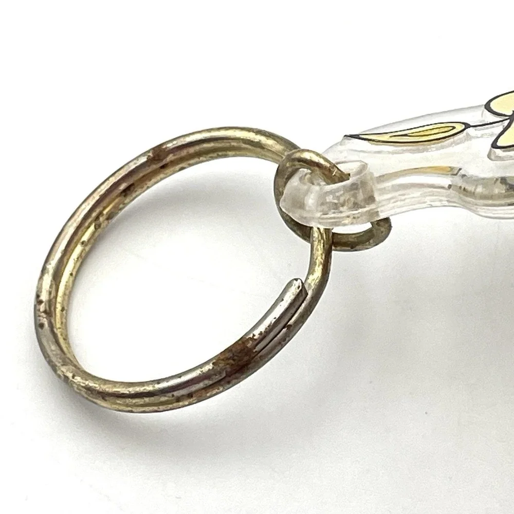Vintage 1990s‎ Disney Beauty and the Beast Lumiere Brabo Group Acrylic Keychain